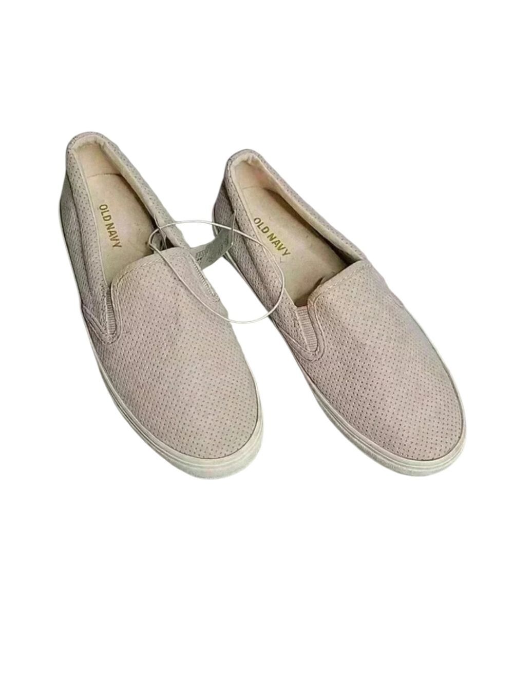 Old Navy Slip On Proforate Canvas Faux Suede